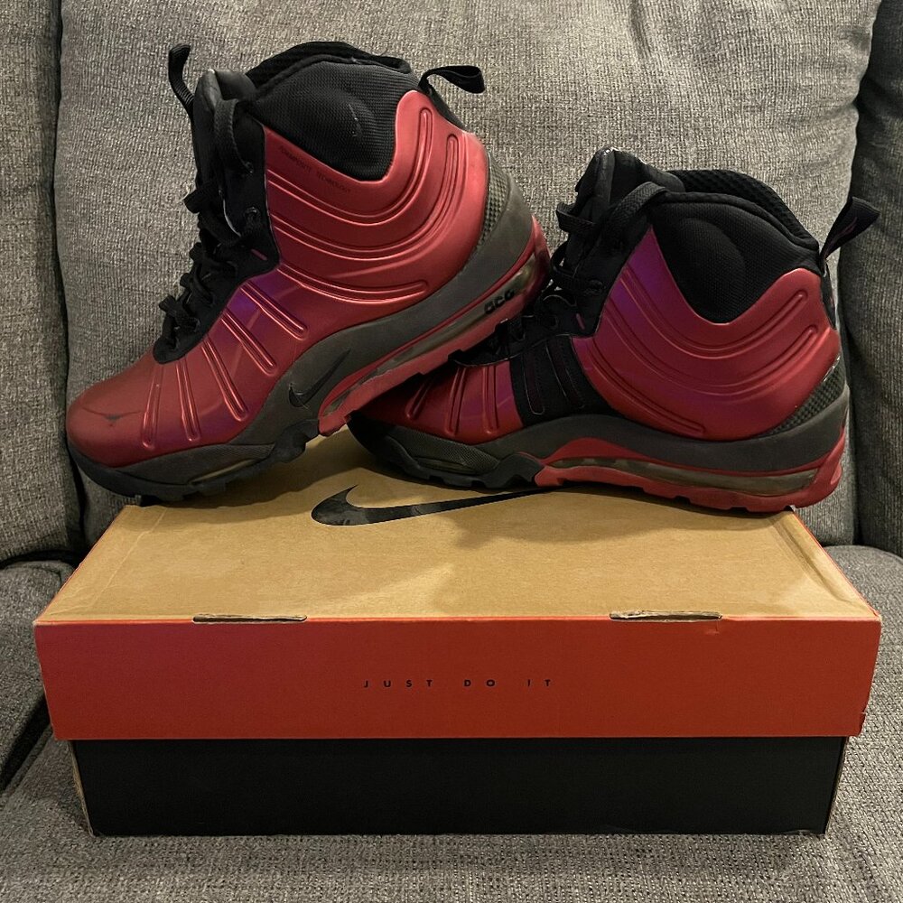 🔥🚨 Nike Air Bakin Posite Boots Varsity Red / Black – Men’s 11